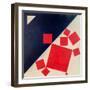 Suprematist Bachus And Ariadne After Titian-Guilherme Pontes-Framed Giclee Print