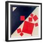 Suprematist Bachus And Ariadne After Titian-Guilherme Pontes-Framed Giclee Print