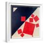 Suprematist Bachus And Ariadne After Titian-Guilherme Pontes-Framed Giclee Print