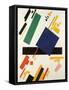 Suprematist Composition, 1916 (Oil on Canvas)-Kazimir Severinovich Malevich-Framed Stretched Canvas