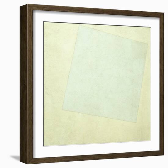 Suprematist Composition. White on White, 1918-Kasimir Severinovich Malevich-Framed Giclee Print