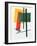 Suprematist Composition (With Yellow, Orange and Green Rectangle) 1915-16 (Oil on Canvas)-Kazimir Severinovich Malevich-Framed Giclee Print