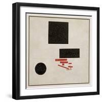 Suprematist Compositionsuprematist Composition, 1915-Kasimir Severinovich Malevich-Framed Giclee Print