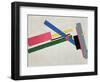 Suprematist Construction-Kasimir Malevich-Framed Premium Giclee Print