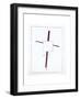 Suprematist Cross, 1920-Kasimir Malevich-Framed Giclee Print