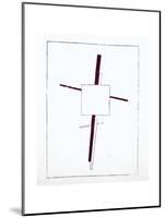 Suprematist Cross, 1920-Kasimir Malevich-Mounted Giclee Print