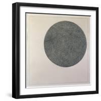 Suprematist Element: Circle (Oil on Canvas, 20Th Century)-Kazimir Severinovich Malevich-Framed Giclee Print