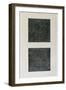 Suprematist Element: Two Squares (Oil on Canvas, 20Th Century)-Kazimir Severinovich Malevich-Framed Giclee Print