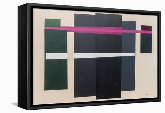 Suprematist Execution Of Maximilian-Guilherme Pontes-Framed Stretched Canvas