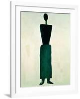 Suprematist Female Figure, 1928-32-Kasimir Malevich-Framed Giclee Print