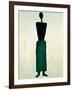 Suprematist Female Figure, 1928-32-Kasimir Malevich-Framed Giclee Print