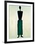 Suprematist Female Figure, 1928-32-Kasimir Malevich-Framed Giclee Print