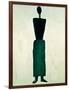 Suprematist Female Figure, 1928-32-Kasimir Malevich-Framed Giclee Print