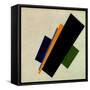 Suprematist Painting, 18Th Construction Painting by Kasimir Malevic (Malevich) Malevich (1878-1935)-Kazimir Severinovich Malevich-Framed Stretched Canvas