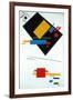 Suprematist Painting (Black Trapezoid and Red Squar), 1915-Kasimir Severinovich Malevich-Framed Giclee Print