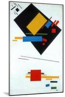 Suprematist Painting (Black Trapezoid and Red Squar), 1915-Kasimir Severinovich Malevich-Mounted Giclee Print