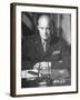 Supreme Allied Commander Gen. Dwight D. Eisenhower, Posing for the Cover of Life Magazine-David Scherman-Framed Premium Photographic Print