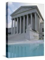 Supreme Court and Pool, Washington DC, USA-Alan Klehr-Stretched Canvas