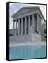 Supreme Court and Pool, Washington DC, USA-Alan Klehr-Framed Stretched Canvas