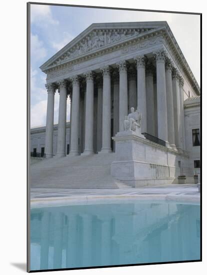 Supreme Court and Pool, Washington DC, USA-Alan Klehr-Mounted Photographic Print