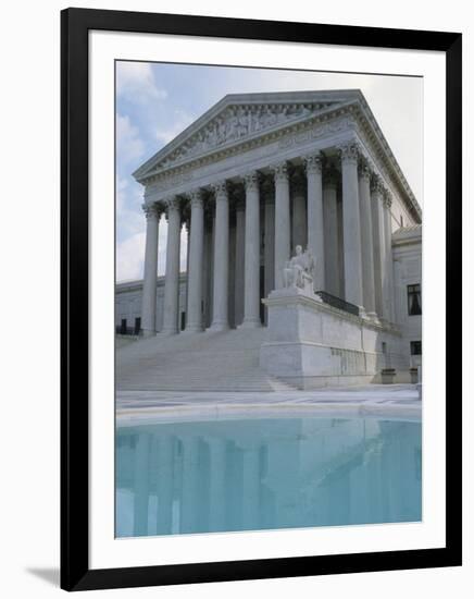 Supreme Court and Pool, Washington DC, USA-Alan Klehr-Framed Photographic Print