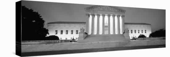 Supreme Court Building Illuminated at Night, Washington DC, USA-null-Stretched Canvas