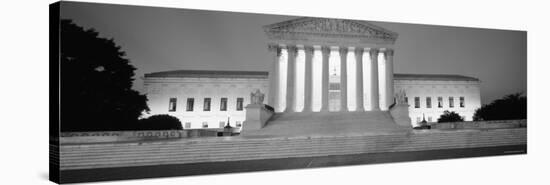 Supreme Court Building Illuminated at Night, Washington DC, USA-null-Stretched Canvas