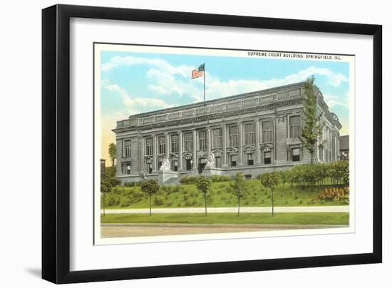 Supreme Court Building, Springfield, Illinois-null-Framed Art Print