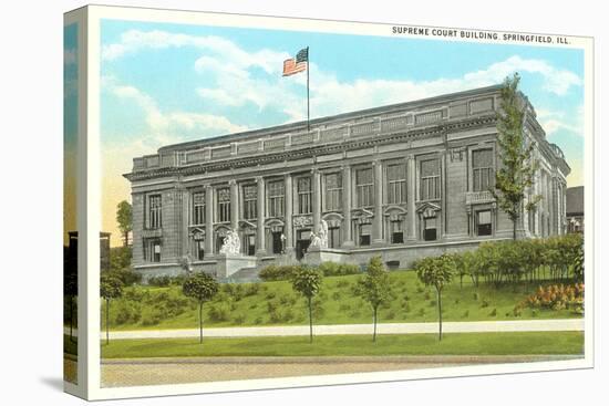 Supreme Court Building, Springfield, Illinois-null-Stretched Canvas