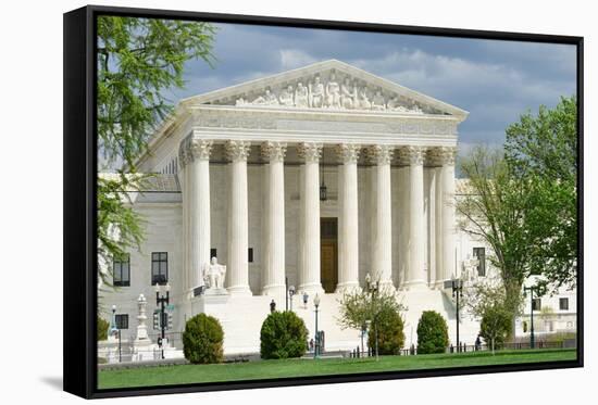 Supreme Court Building, Washington D.C. United States of America-Orhan-Framed Stretched Canvas