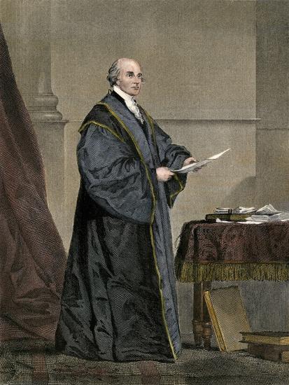 'Supreme Court of the United States: Portrait of John Jay, First Chief ...