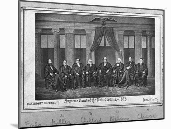 Supreme Court of the United States-null-Mounted Giclee Print