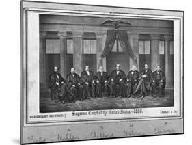 Supreme Court of the United States-null-Mounted Giclee Print