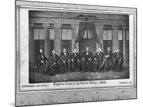 Supreme Court of the United States-null-Mounted Giclee Print