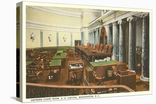 Supreme Court Room, Washington D.C.-null-Stretched Canvas