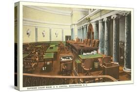 Supreme Court Room, Washington D.C.-null-Stretched Canvas