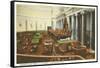 Supreme Court Room, Washington D.C.-null-Framed Stretched Canvas