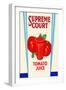 Supreme Court Tomato Juice-null-Framed Art Print