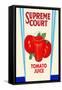 Supreme Court Tomato Juice-null-Framed Stretched Canvas