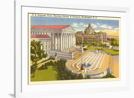 Supreme Court, Washington D.C.-null-Framed Premium Giclee Print