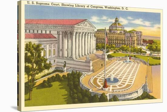 Supreme Court, Washington D.C.-null-Stretched Canvas