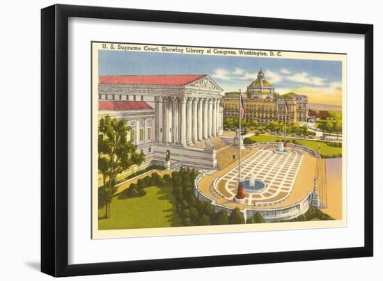 Supreme Court, Washington D.C.-null-Framed Art Print