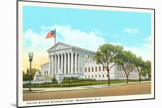 Supreme Court, Washington D.C.-null-Mounted Art Print