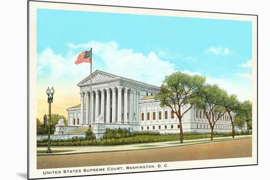 Supreme Court, Washington D.C.-null-Mounted Art Print