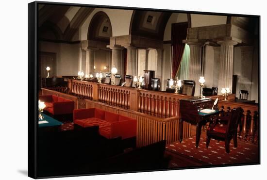 Supreme Court without Occupants-null-Framed Stretched Canvas