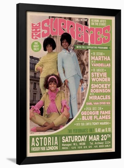 Supremes-null-Framed Poster