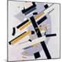 Supremus No. 58 Dynamic Composition in Yellow and Black, 1916-Kasimir Malevich-Mounted Giclee Print