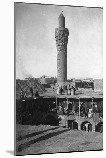 Suq Al-Ghazl Minaret, Baghdad, Iraq, 1917-1919-null-Mounted Giclee Print