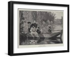 Sur L'Eau-Alfred-Henri Bramtot-Framed Giclee Print