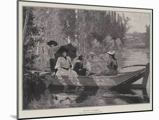 Sur L'Eau-Alfred-Henri Bramtot-Mounted Giclee Print